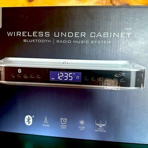 Wireless under the counter music system